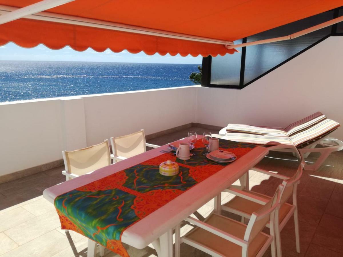 Atico En Primera Linea De Playa Gran Tarajal Bagian luar foto